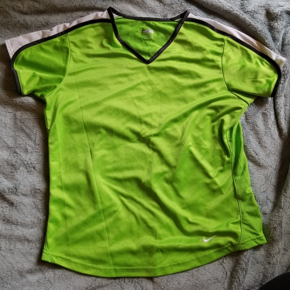 Green Nike Athletic Shirt